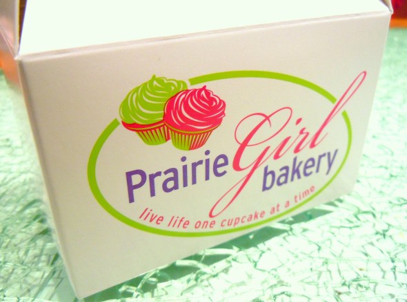 mini cupcake box from Prairie Girl Bakery in Toronto