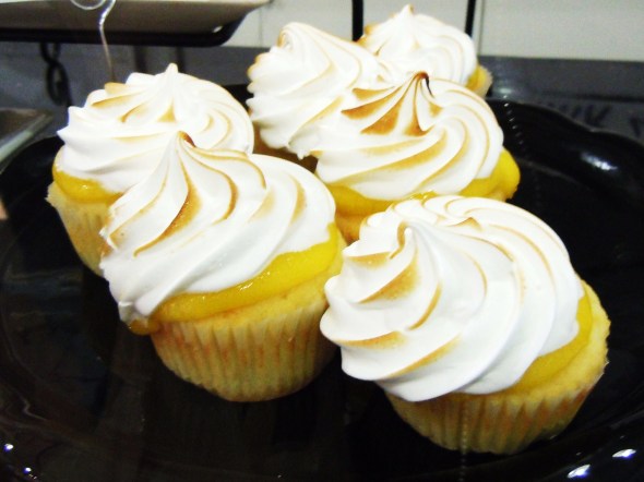 Lemon Meringue cupcakes from For the Love of Cake cupcake bakery in Liberty Village in Toronto