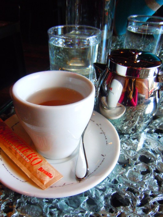 tea at Origin Restaurant in Toronto